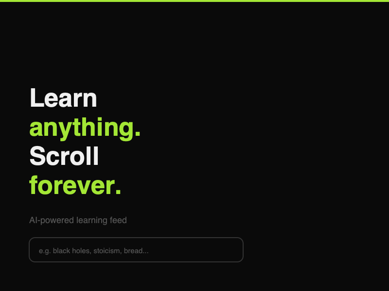 Learnscroll screenshot