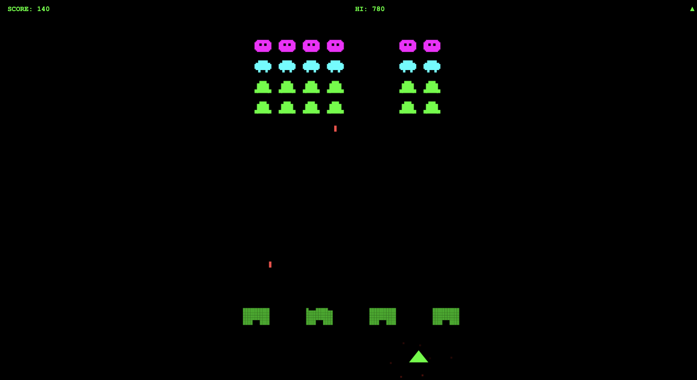 Space Invaders screenshot
